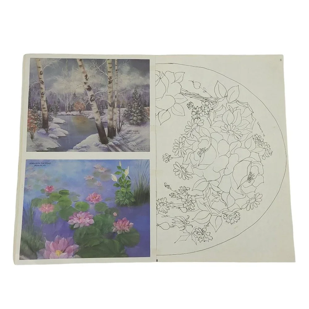 Vintage Painting Books Lot Of 3 Seascapes Landscapes Flowers Wildlife Nature Art